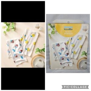 New Mondo Llama Tea Towel Stamping Kit Lemon Strawberry DIY Makes 2 Ages 14+